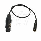 BMPCC 4K Audio Video Cable for Blackmagic Pocket Cinema 4K 6K XLR 3-pin to TA3F Mini XLR 3 Pin