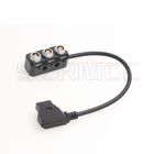 D Tap To 2 Pin 3 Way Power Splitter for Camera Power Supply Port Extension Kit