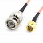 BNC Male to SMA Male Connector RF Coaxial Cable , RG316 Antenna Extension Cable