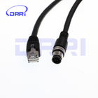 M12 8 Pin Male A Coding to RJ45 Ethernet Cat5e Cable Shielded Cable
