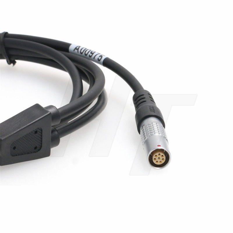 A00975 Data Power Cable for Leica GFU to 0Watt Radio Computer 8pin D9 Serial SAE