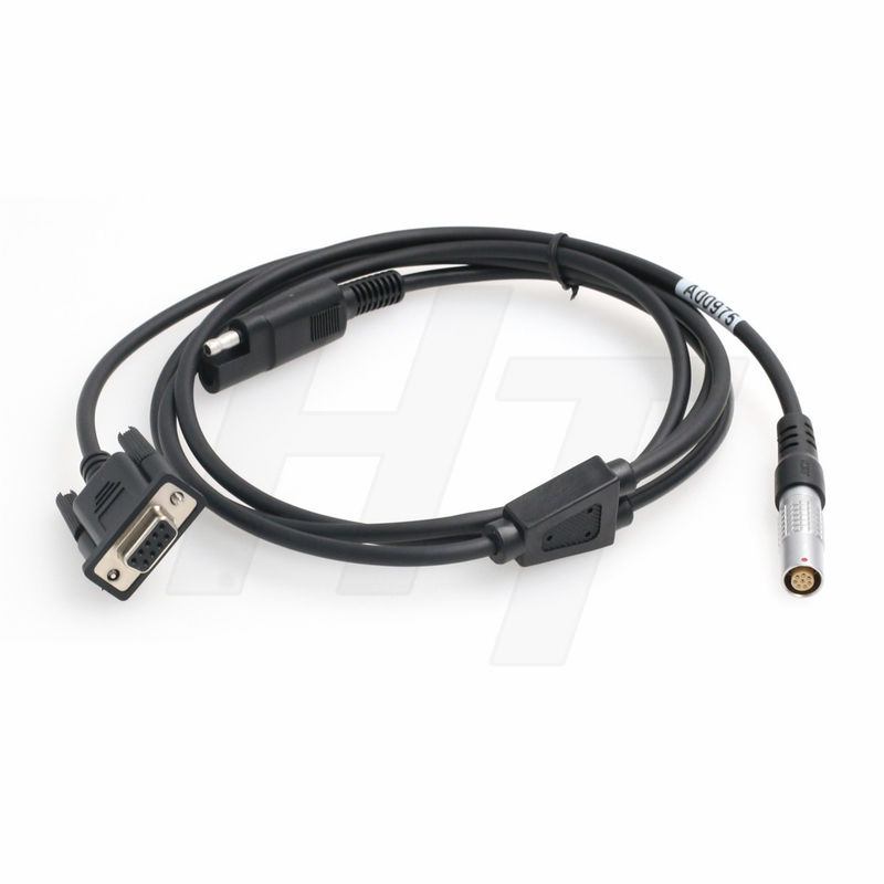 A00975 Data Power Cable for Leica GFU to 0Watt Radio Computer 8pin D9 Serial SAE