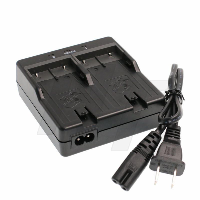 Black 2 Slot Battery Charger for Topcon GTS-750 GPT-7500 BT-62Q BT-65Q BT-66Q