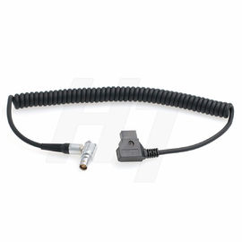 Coiled Power Cable for RED DSMC2 Camera D-Tap to Right Angle Lemo Female 1B 6 Pin