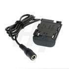 1m Dummy Battery Adapter DC Jack 5.5x2.5mm to LP-E6 for Canon EOS 60D 60Da 6D Cameras