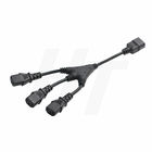UPS PDU Computer PC Power Splitter Cord C14 to 3 x C13 10A 250V Extension Cable 30cm