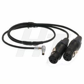 ARRI Alexa Mini Camera 2 Channel Audio Input Cable XLR 3 Pin Female to Right Angle 5 Pin