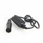 4 Pin XLR to 4 Port D Tap Camera Power Cable for ARRI RED Camera TV Logic Monitor