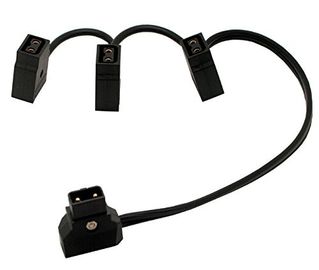 D-Tap Male to 3 D-Tap Female Camera Power Splitter For Anton Bauer V-Mount Gold Mount Batteries