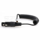 0B 2 Pin Male to XLR 4 Pin Female Monitor Power Cable For ARRI Alexa Camera