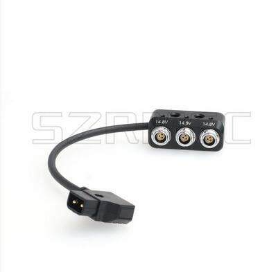 D tap Conver to 3 Way Fischer 3 pin RS Port Power Splitter